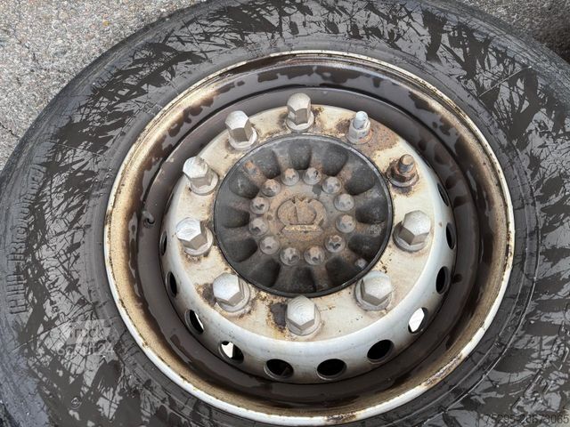 Öppen semitrailer med kapell KRONE 3 Achs Standard TÜV02/26 1.Hand Lasi-Zertifikat