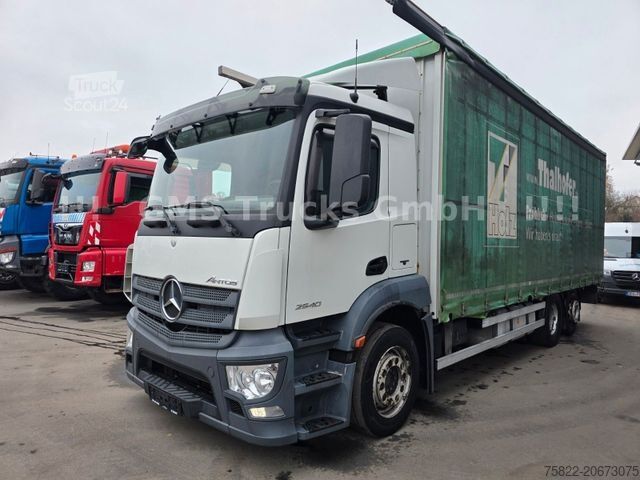 Valníkový nákladní automobil s plachtou MERCEDES-BENZ Antos 2540 / Lenkachse / Load 15,3ton