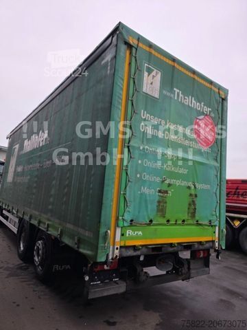 Flaklastbil med kapell MERCEDES-BENZ Antos 2540 / Lenkachse / Load 15,3ton