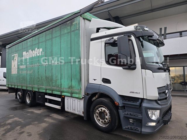 Valníkový nákladní automobil s plachtou MERCEDES-BENZ Antos 2540 / Lenkachse / Load 15,3ton