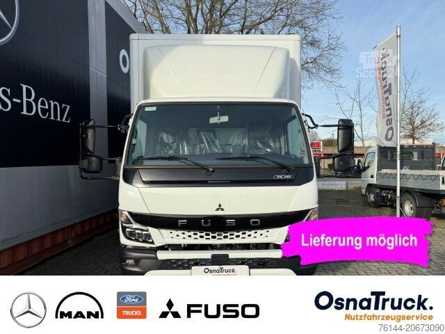 Skåpbil FUSO 7C18 Koffer+LBW,Klima Nutzlast 2925 KG,Sideguard