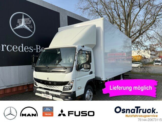 Skåpbil FUSO 7C18 Koffer+LBW,Klima Nutzlast 2950 KG,Sideguard