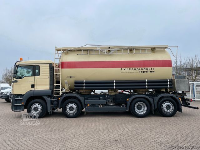 Tankbil MAN TGA 35.360 BL 8x2-4/ Spitzer Silo/ 23000 l/ AC