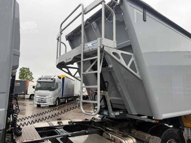 Semirimorchio ribaltabile D-TEC Fabrikneuer 3 Achs Aluminum Kipper
