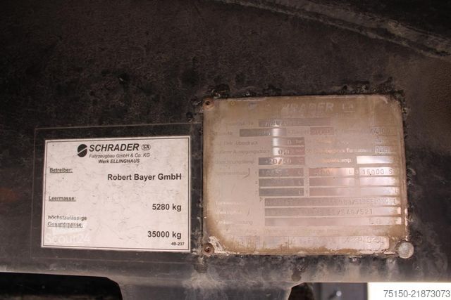 Ημιρυμουλκούμενο βυτιοφόρο SCHRADER Z-STA 24-44,3/4 -Diesel/Benzin PEILSTAB Nr.: 907