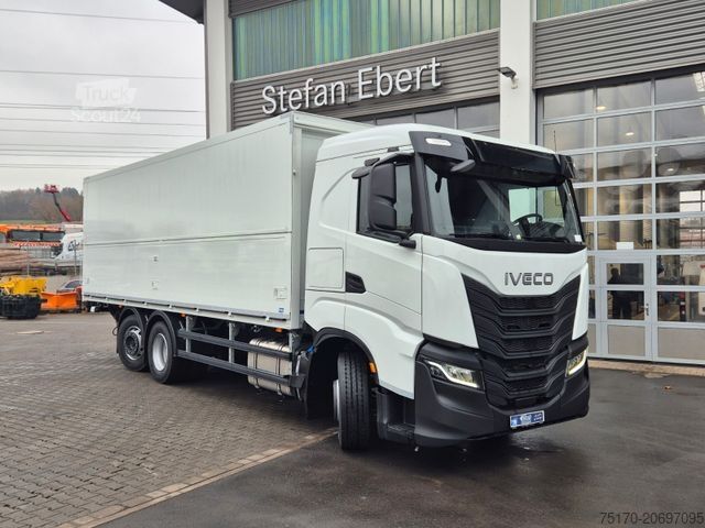 Gėrimų sunkvežimis IVECO AS260S50Y/FS 6x2 Böse Schwenkwand + LBW 2 x AHK