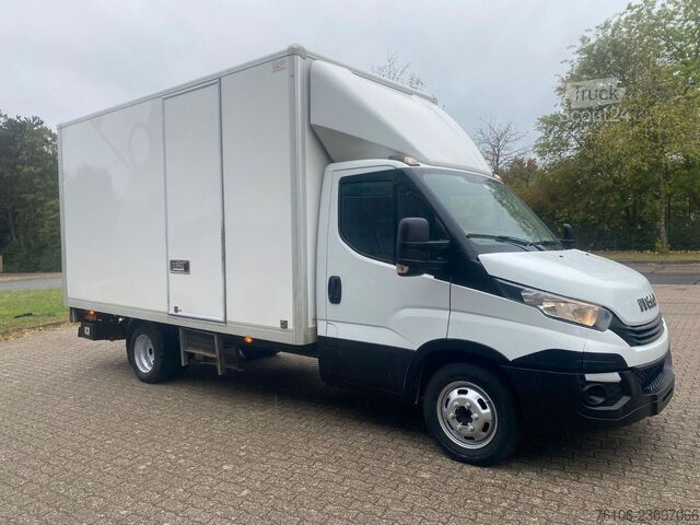 Skapbil IVECO Daily 35C14 Hi-Matic Koffer mit Ladebordwand