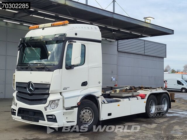Sistema de brazo de gancho Mercedes Actros 2645 6X2 Palfinger Pallift containersyst...