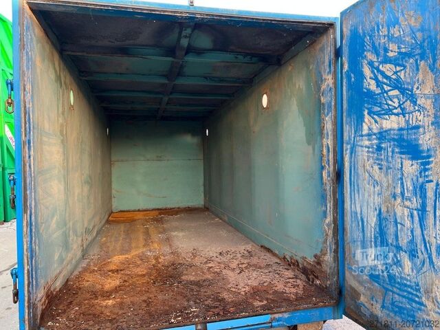 Roll-off container CONTAINER SCARRABILE USATO CON TETTO FISSO