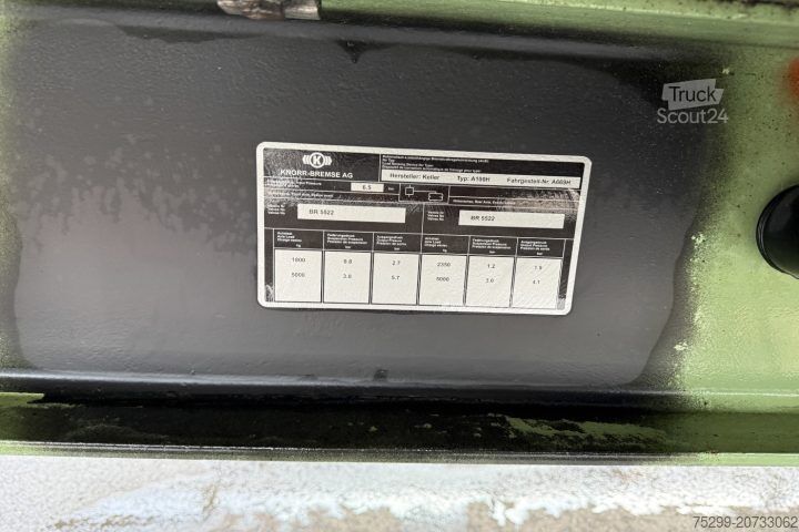 Open aanhangwagen met zeil A 100H Plane/HB