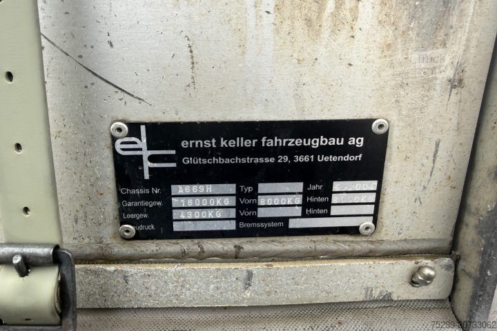 Open aanhangwagen met zeil A 100H Plane/HB