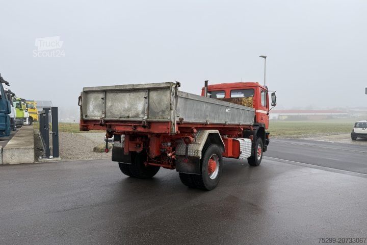 Three-sided tipper truck MAN 19.372 FA 4x4 Moser / Swiss-Vehicle