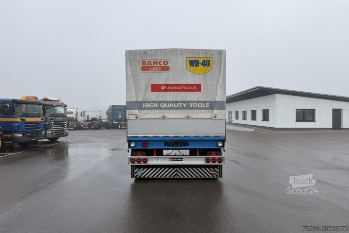 Open aanhangwagen met zeil  S-ZAZ-9/18D Plane / Swiss-Vehicle