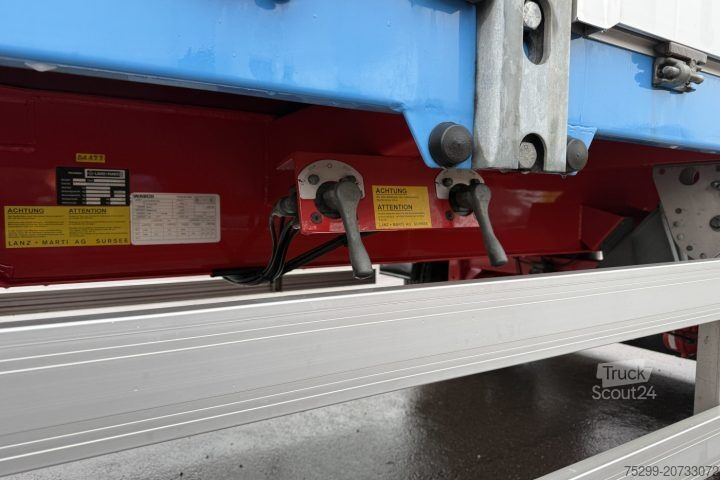 Open aanhangwagen met zeil  S-ZAZ-9/18D Plane / Swiss-Vehicle