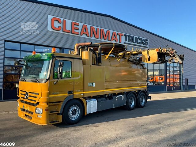 Засмукващо превозно средство Mercedes-Benz Actros 2641 Weidemann Reichhardt Combi 18m³