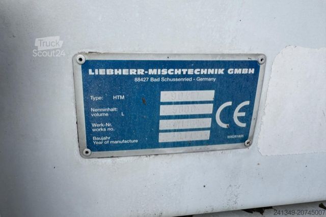 Autobetoniere MAN TGS 32.480 8x4 Liebherr 9m3