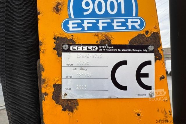 Γερανός τοποθετημένος σε φορτηγό MAN TGL 12.250 Effer 35/3
