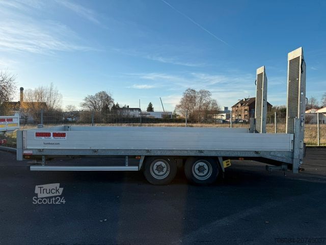 Ρυμουλκούμενο χαμηλού φορτίου HUMBAUR HBT 116225 BS Schräg 9 Tonnen Nutzlast Rampen