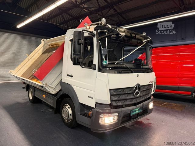 Furgão basculante MERCEDES-BENZ Atego 818 Meiller 3 Seiten Kipper 2xAHK Kipphydr