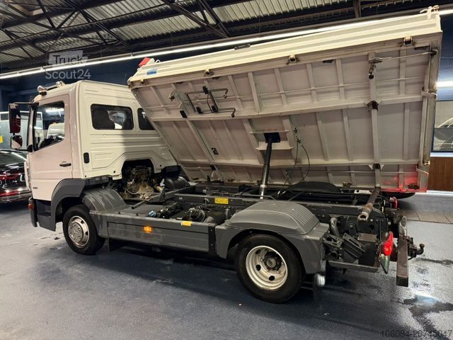 Carrinha basculante trilateral MERCEDES-BENZ Atego 818 Meiller 3 Seiten Kipper 2xAHK Kipphydr