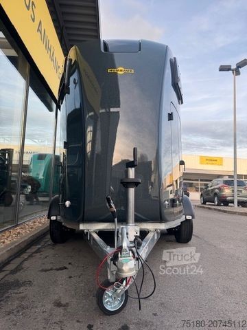 Horse transport trailer HUMBAUR Pegasus 2 Pferdeanhänger 2,4t Neu ALU DS-Klappe