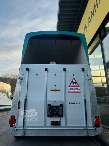 Horse transport trailer HUMBAUR Pegasus 2 Pferdeanhänger 2,4t Neu ALU DS-Klappe
