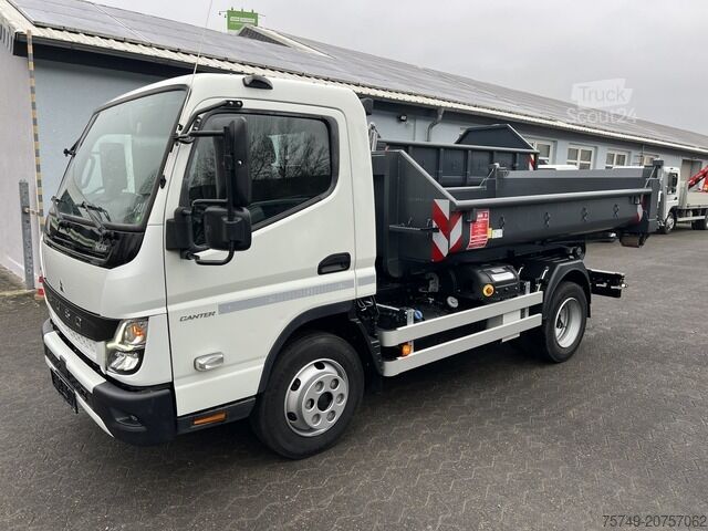 Telehoist kamion sa kukom za kontejnere Fuso Fuso Canter 7C18 City Abrollkipper AHK Hooklift