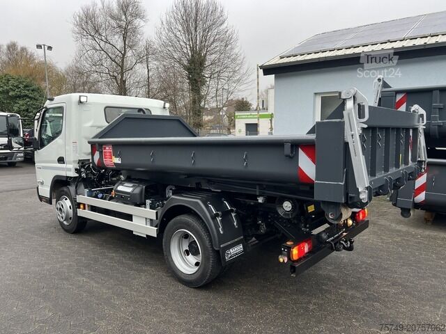 Telehoist kamion sa kukom za kontejnere Fuso Fuso Canter 7C18 City Abrollkipper AHK Hooklift