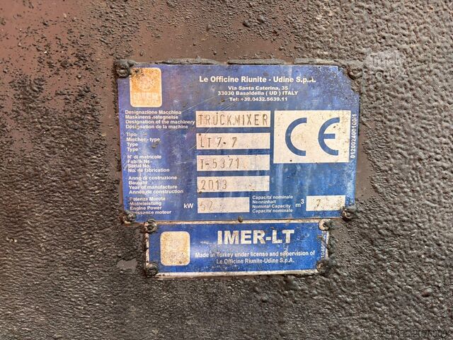 Mikseris Volvo FE 320 6x2*4 IMER 7 m3