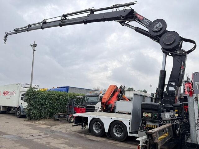 Camião-grua Scania P380 8x4 TRIDEM BAUSTOFF + KRAN HIAB 166 ES-5 H...