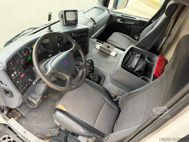 Camião-grua Scania P380 8x4 TRIDEM BAUSTOFF + KRAN HIAB 166 ES-5 H...