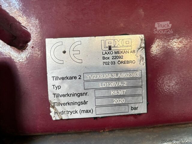 Portāla roku sistēma Volvo FM 330 4x2 LAXO LD126VA-2 / PLATFORM L=4300-592...