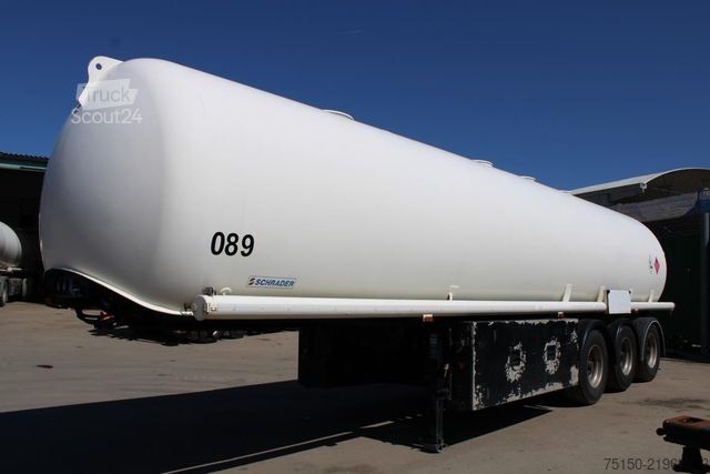 Semirimorchio cisterna SCHRADER Diesel/Benzin PUMPE + PEILSTAB Nr.: 789