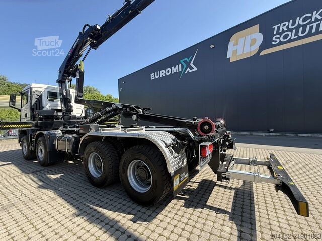 Hakenarmsystem MAN TGS 35.520  TGS 35.520 8x4  Abrollkipper + Kran...