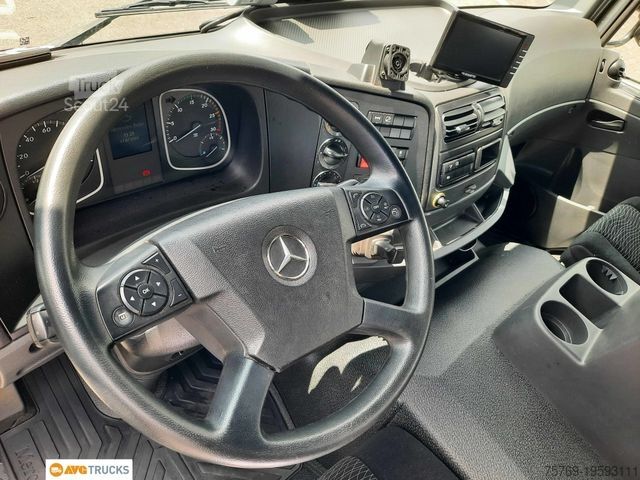 Vrachtauto met open laadbak MERCEDES-BENZ 1324 L ATEGO Hegla-Glasreff Kran PK10002 Funk