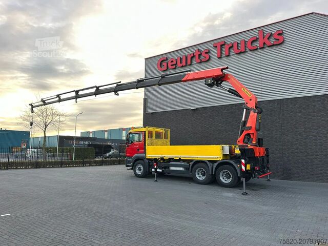 Camion-grue MAN TGS 26.480 6X4 MET PALFINGER PK 42002-SH G KRAA...