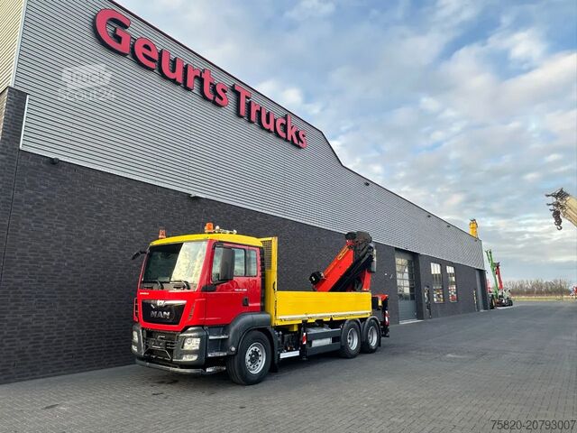Camion-grue MAN TGS 26.480 6X4 MET PALFINGER PK 42002-SH G KRAA...