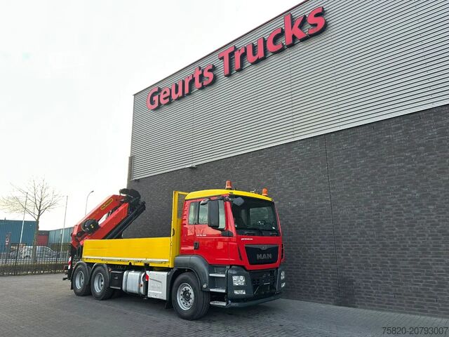 Camion-grue MAN TGS 26.480 6X4 MET PALFINGER PK 42002-SH G KRAA...