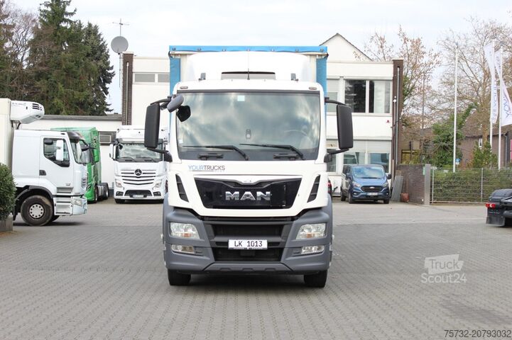 Camion plateau avec bâche MAN TGS 18.440 Plane Zug Schlafplatz AHK Retarder