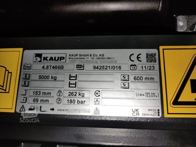 Posicionadores de garfos Kaup 4.8T466B / NEU