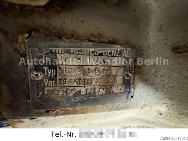 Jiný MERCEDES-BENZ Vario 814D Doka Maxi 6 Sitz DiffSperre orig40tkm