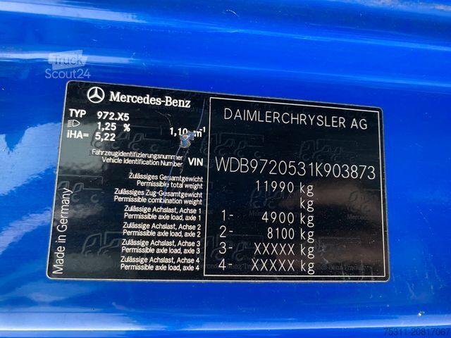 Savitvežis MERCEDES-BENZ 1223 Atego | Palfinger PK9501*3x Sitze*2x AHK