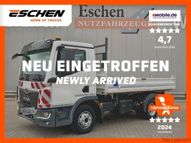 Trijų pusių savivartis furgonas MAN TGL 8.220 BB | MEILLER*3x Sitze*Klima*2x AHK