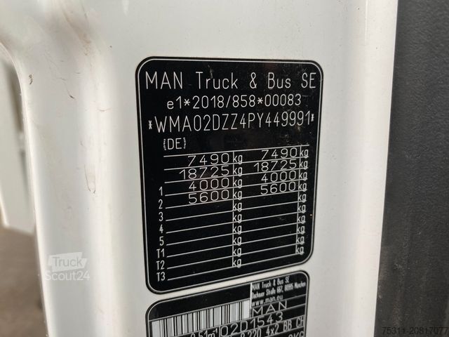 Trijų pusių savivartis furgonas MAN TGL 8.220 BB | MEILLER*3x Sitze*Klima*2x AHK