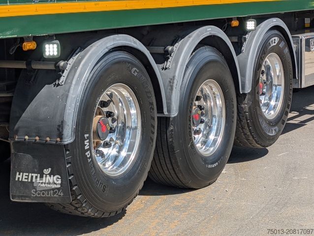 Semi-remorque à plancher roulant Heitling HEITLING Push-Trailer 55 cbm, 2x Liftachse