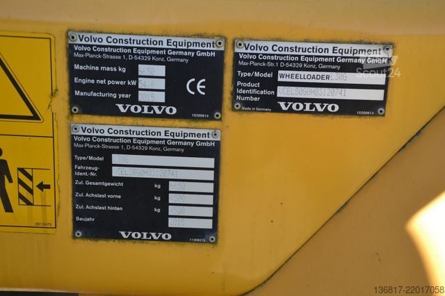 Ładowarka kołowa VOLVO L 30 G Radlader / Schaufel + Gabel / hydr. SW