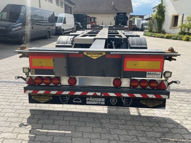 Växelflakssläp BROSHUIS MFCC-HD Chassi ausziehbar 20/2x20/30/40/45/Tank