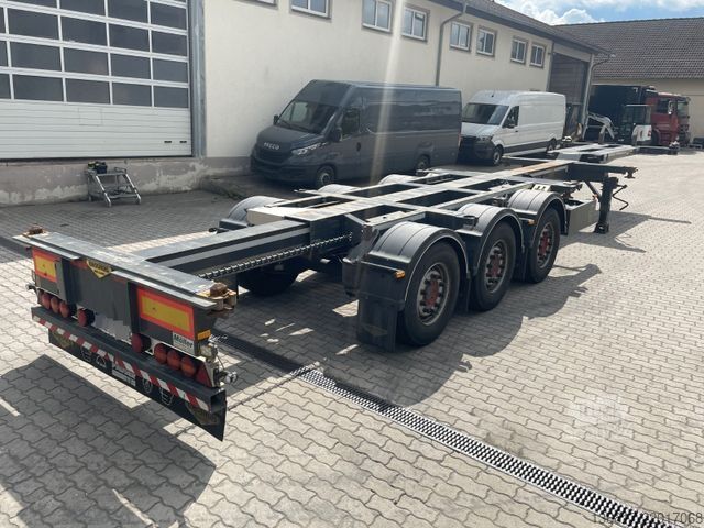 Växelflakssläp BROSHUIS MFCC-HD Chassi ausziehbar 20/2x20/30/40/45/Tank