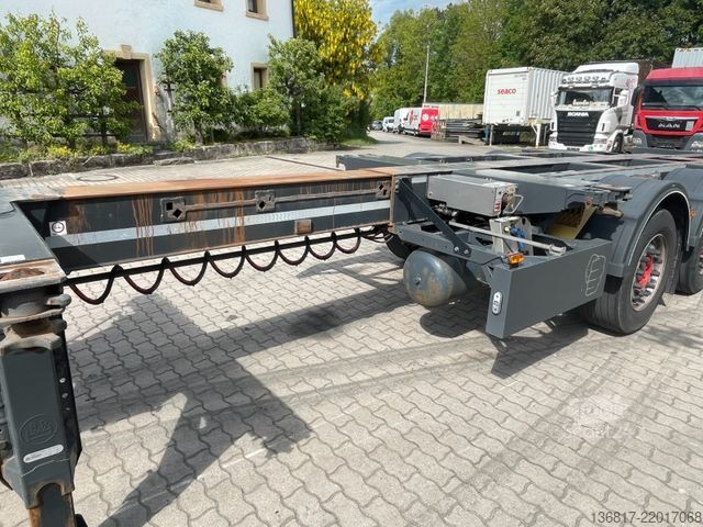 Växelflakssläp BROSHUIS MFCC-HD Chassi ausziehbar 20/2x20/30/40/45/Tank