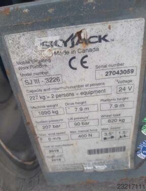 Sakselava Skyjack SJ III 3226 Elektro 9,90 m